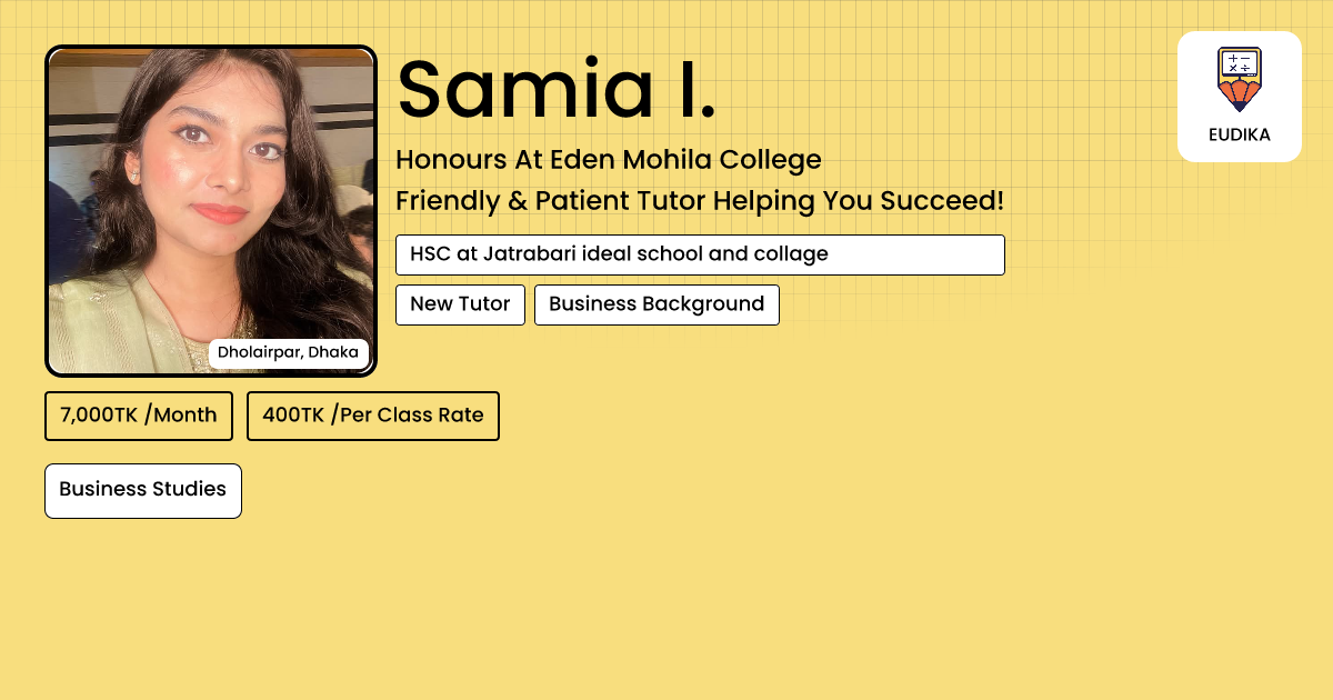 Api Samia Kch Samia I. | Business Studies | Eudika
