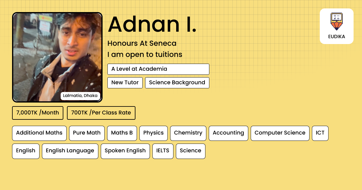 Adnan Computer Adnan I. | Additional Maths, Pure Math, Maths B, Physics, Chemistry ...