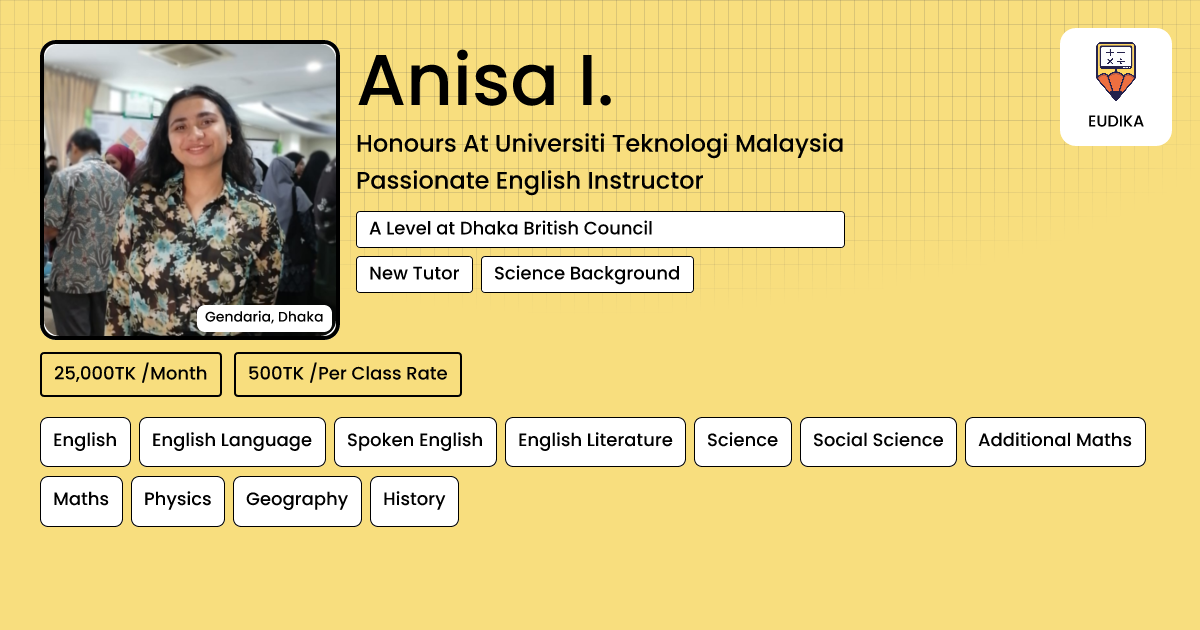 Api Anisa Anisa I. | English, English Language, Spoken English, English ...