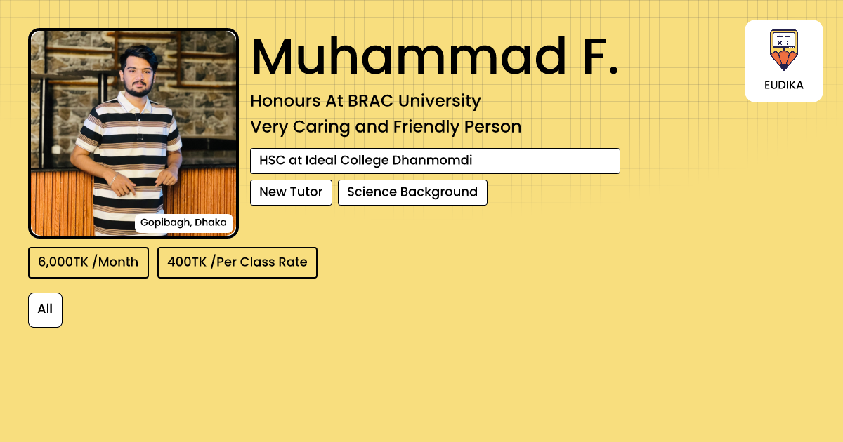 Muhammad F Muhammad F. | All | Eudika