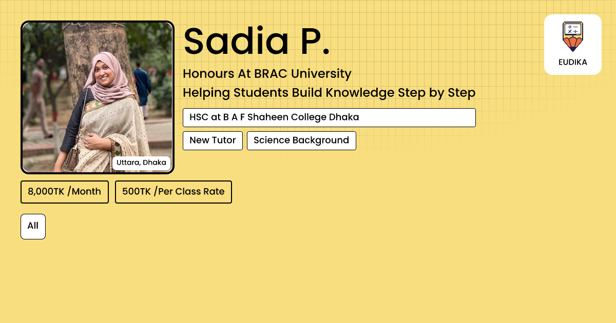 Api Sadia Rizwan Sadia P. | All | Eudika