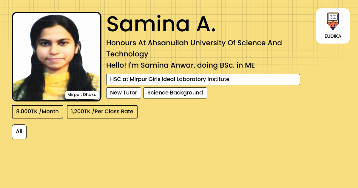 Api Samina Mcb Samina A. | All | Eudika