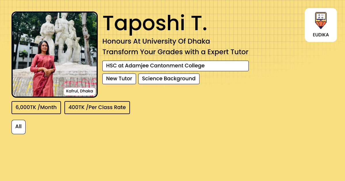 Taposhi Block Taposhi T. | All | Eudika